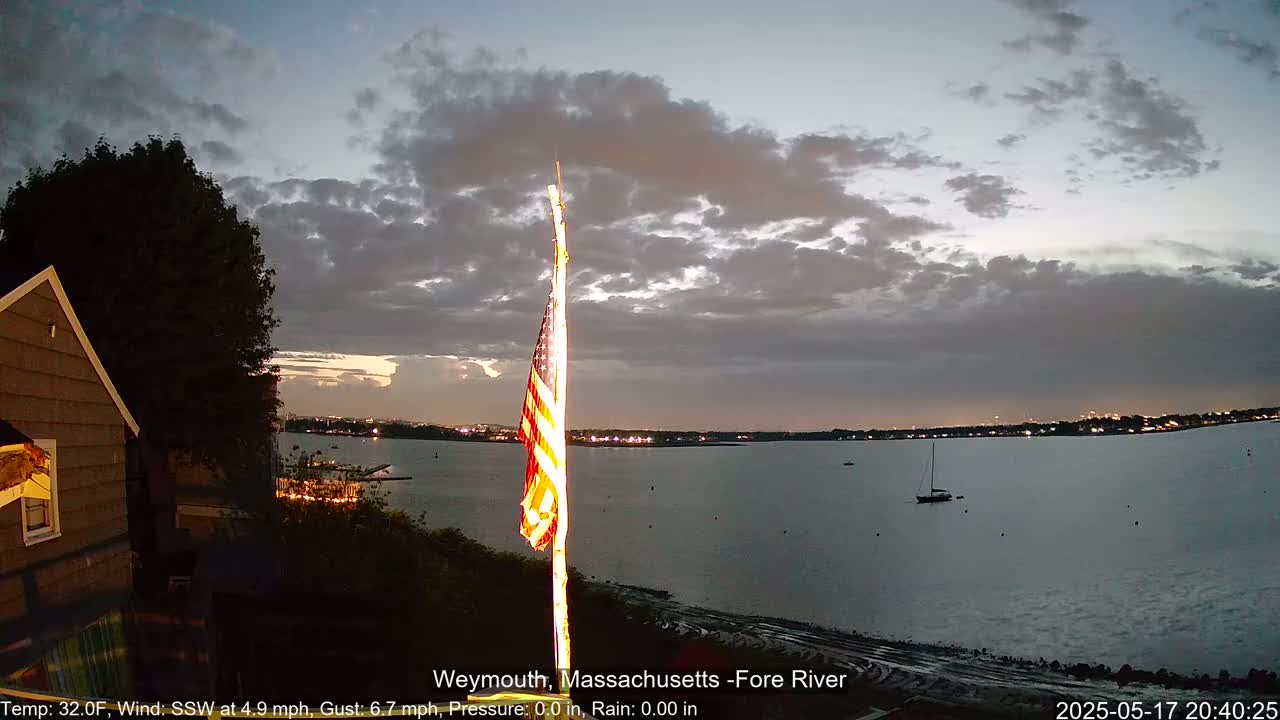 Fore River Live Cam- Weymouth, Massachusetts, USA