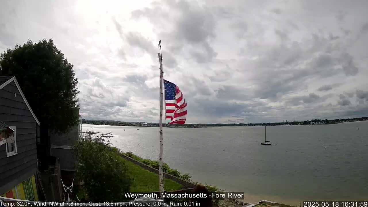 Fore River Live Cam- Weymouth, Massachusetts, USA