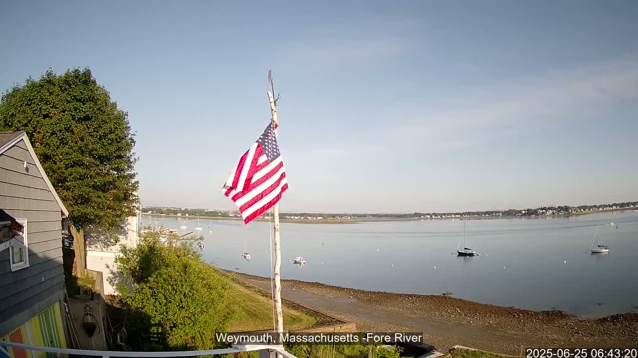 Fore River Live Cam- Weymouth, Massachusetts, USA