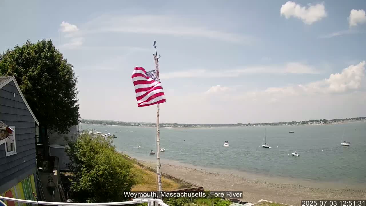 Fore River Live Cam- Weymouth, Massachusetts, USA