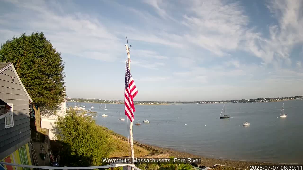 Fore River Live Cam- Weymouth, Massachusetts, USA