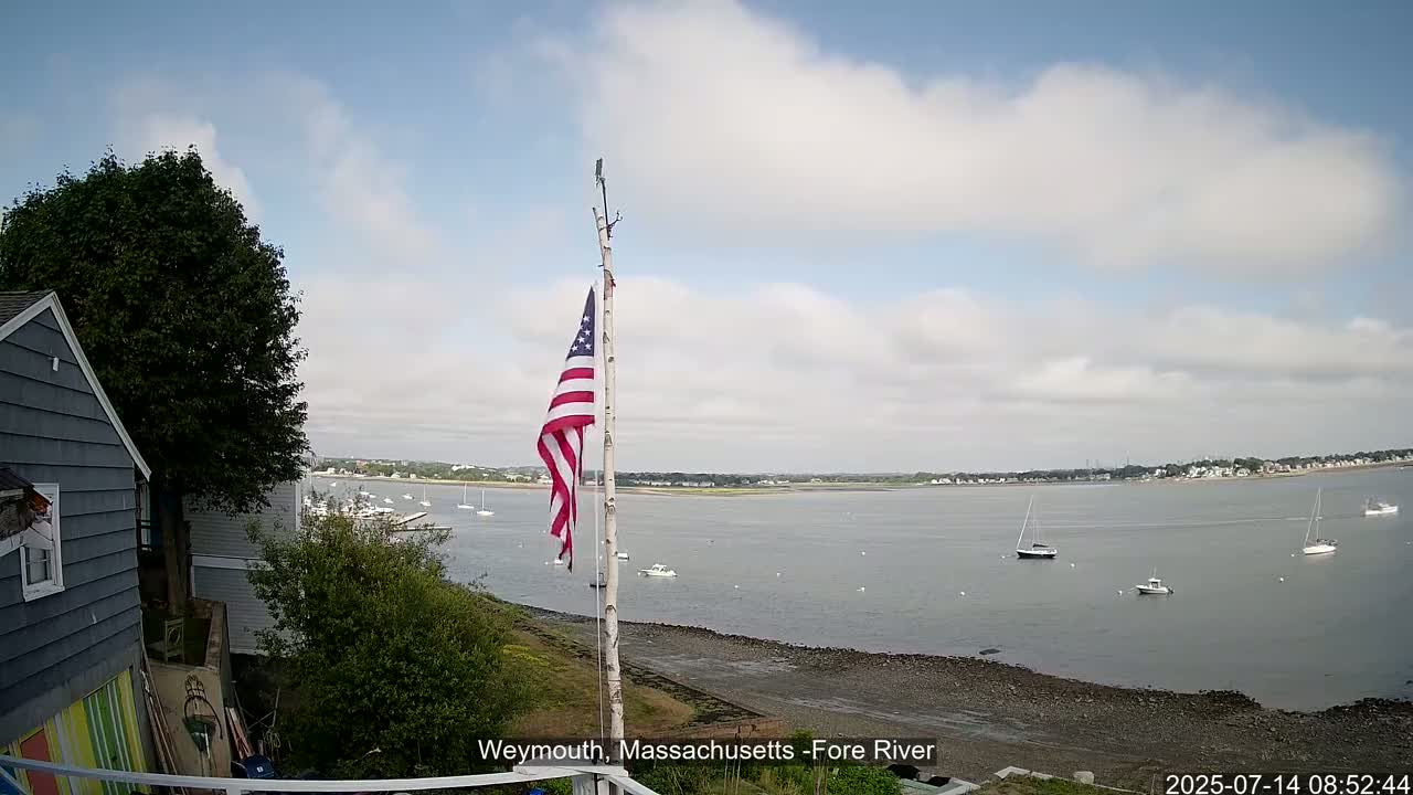Fore River Live Cam- Weymouth, Massachusetts, USA
