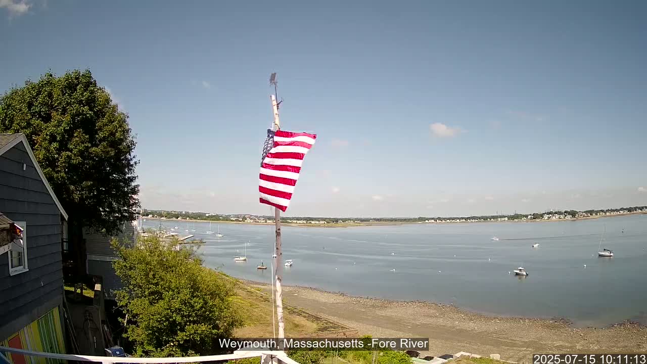 Fore River Live Cam- Weymouth, Massachusetts, USA