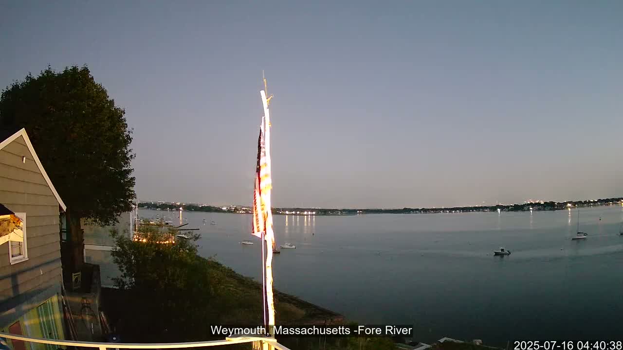 Fore River Live Cam- Weymouth, Massachusetts, USA