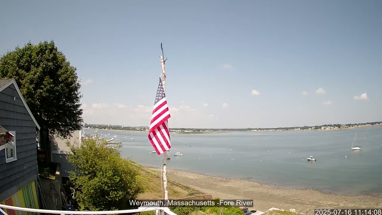 Fore River Live Cam- Weymouth, Massachusetts, USA