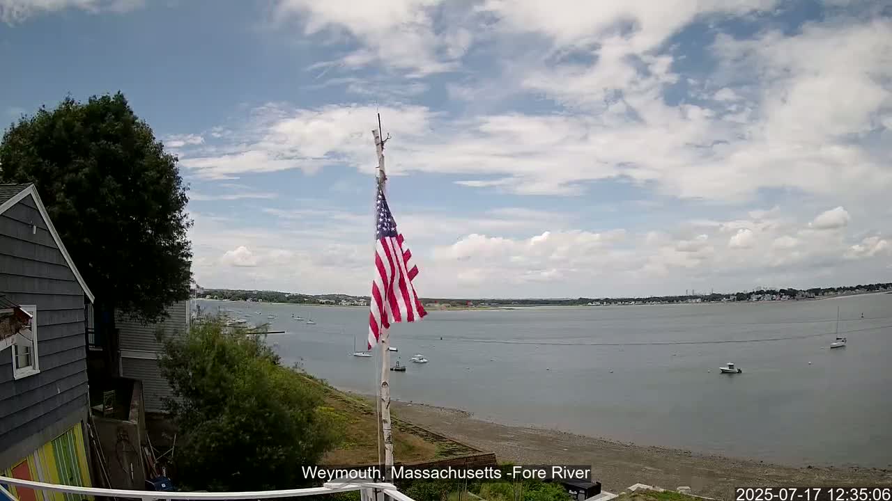 Fore River Live Cam- Weymouth, Massachusetts, USA