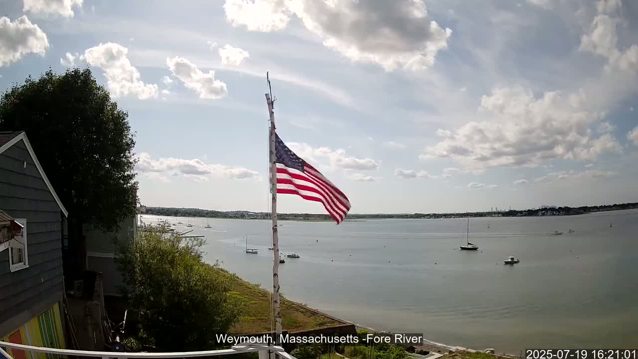 Fore River Live Cam- Weymouth, Massachusetts, USA