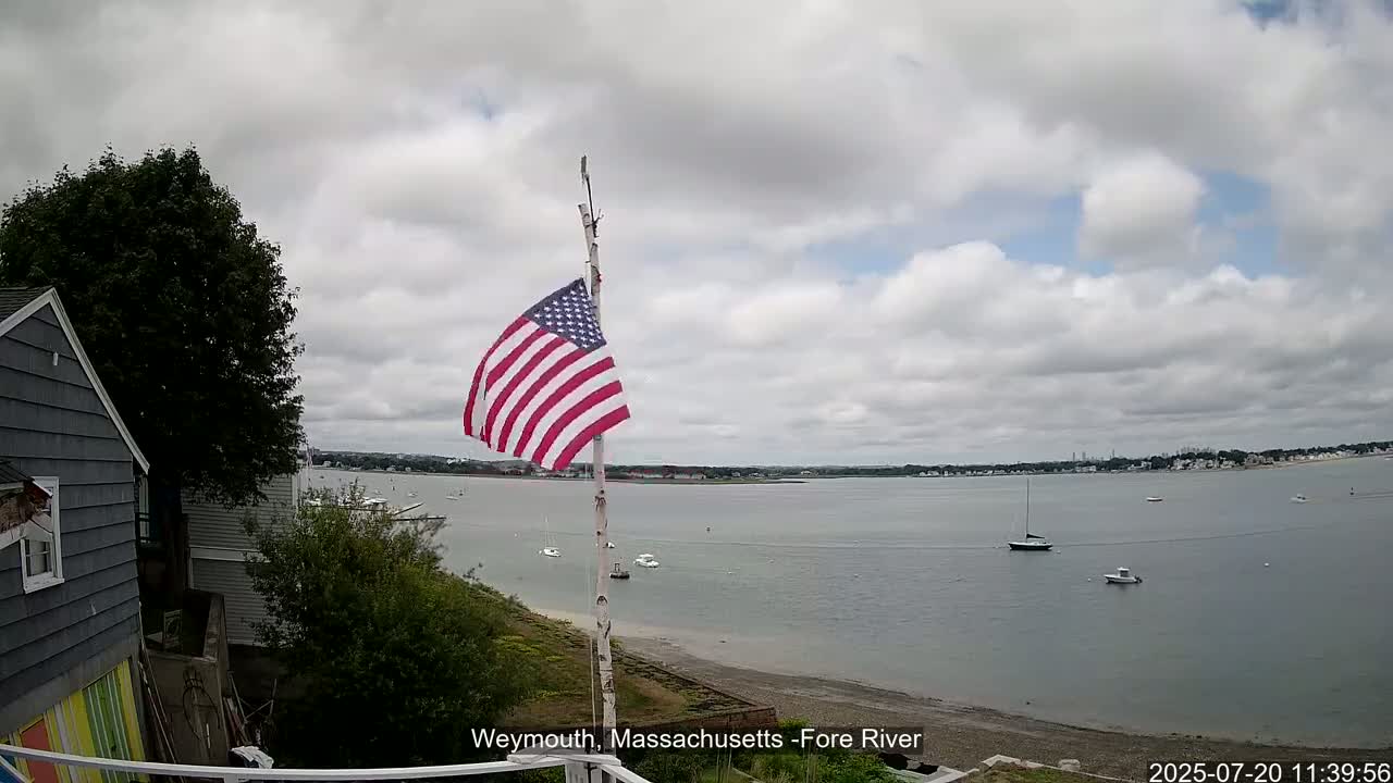 Fore River Live Cam- Weymouth, Massachusetts, USA