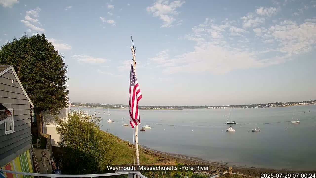 Fore River Live Cam- Weymouth, Massachusetts, USA