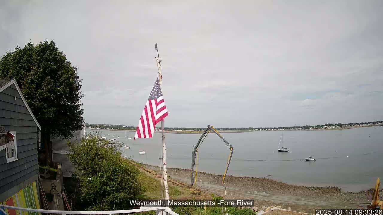 Fore River Live Cam- Weymouth, Massachusetts, USA