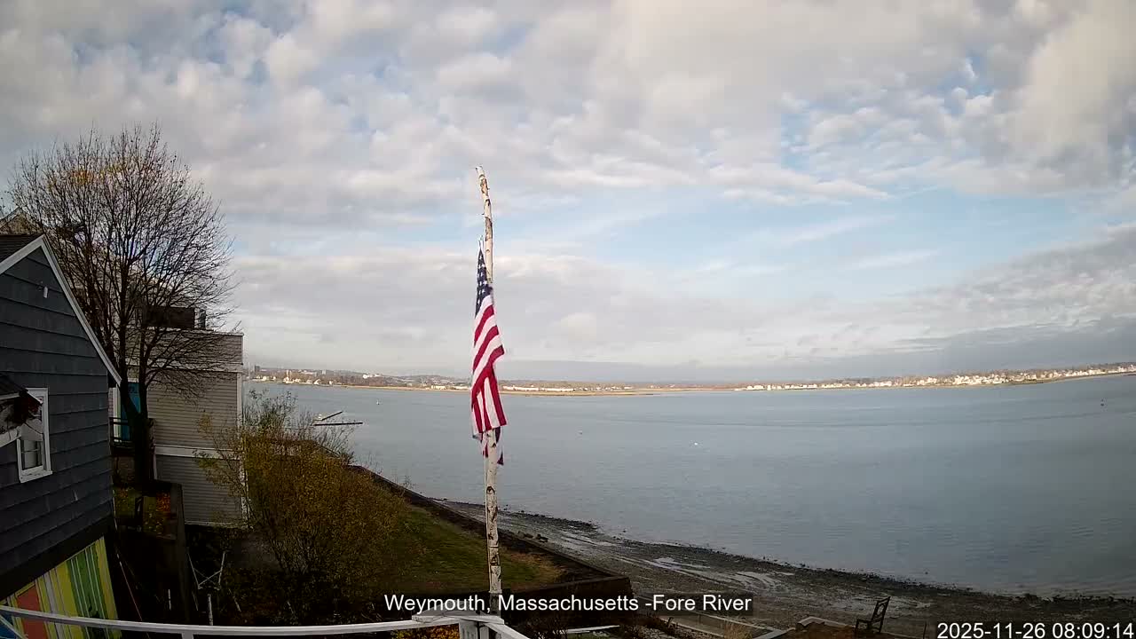 Fore River Live Cam- Weymouth, Massachusetts, USA