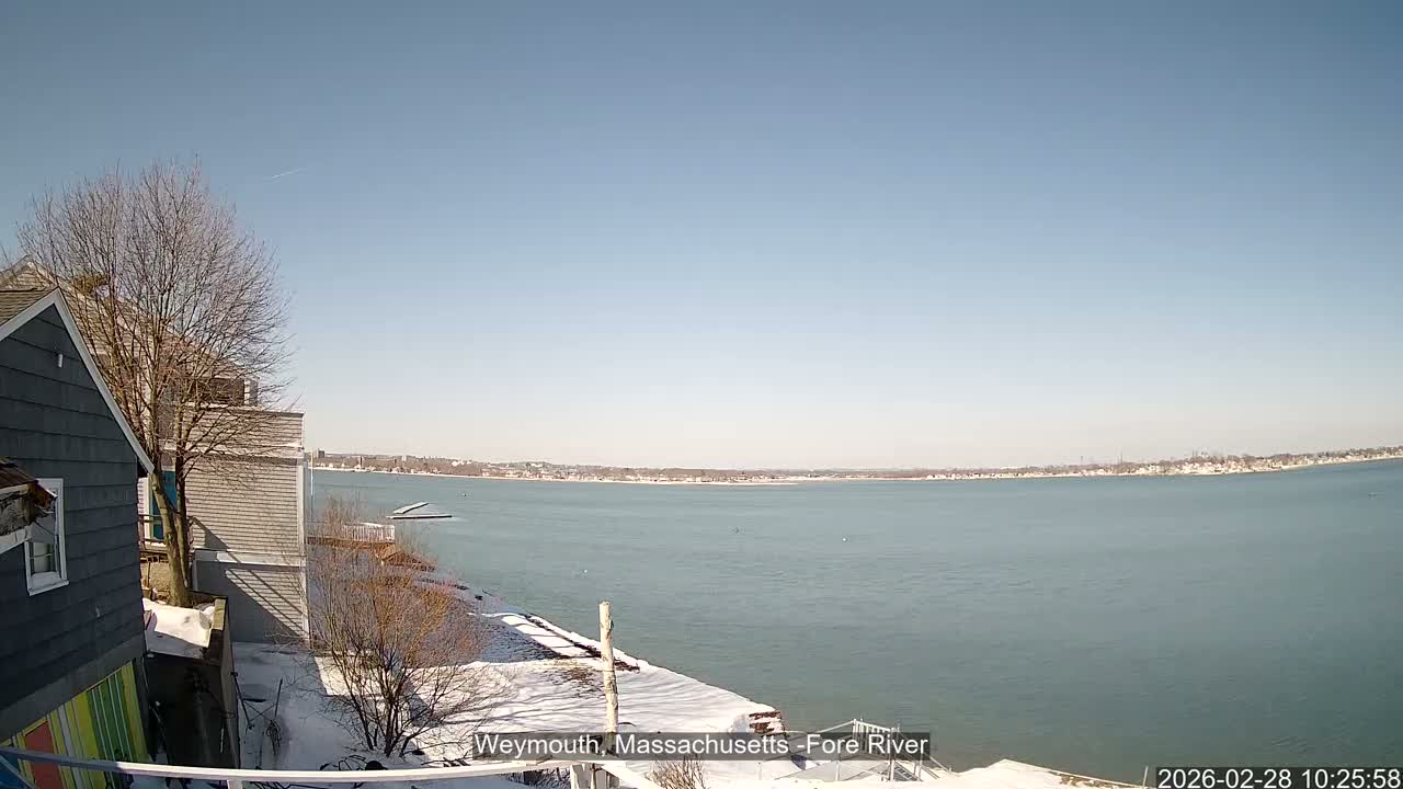 Fore River Live Cam- Weymouth, Massachusetts, USA
