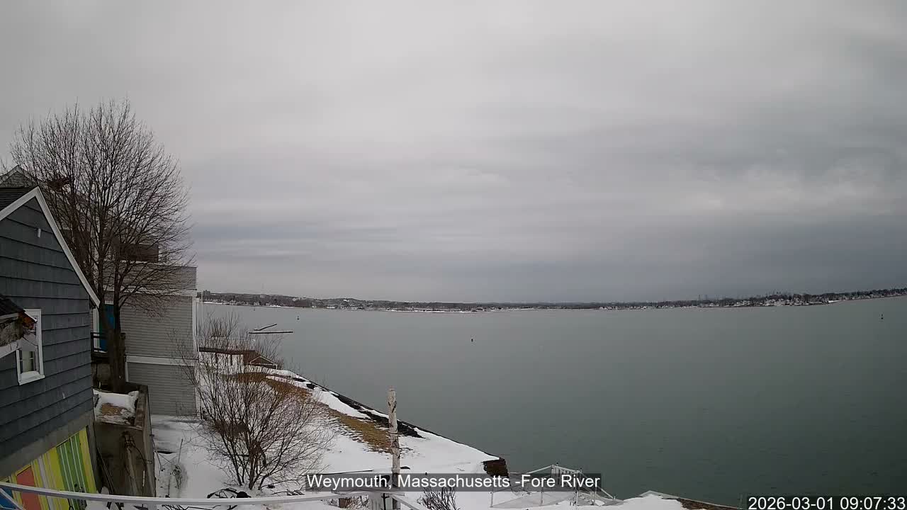 Fore River Live Cam- Weymouth, Massachusetts, USA