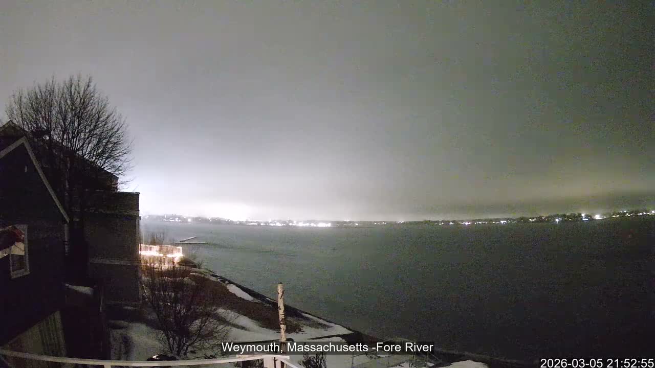 Fore River Live Cam- Weymouth, Massachusetts, USA