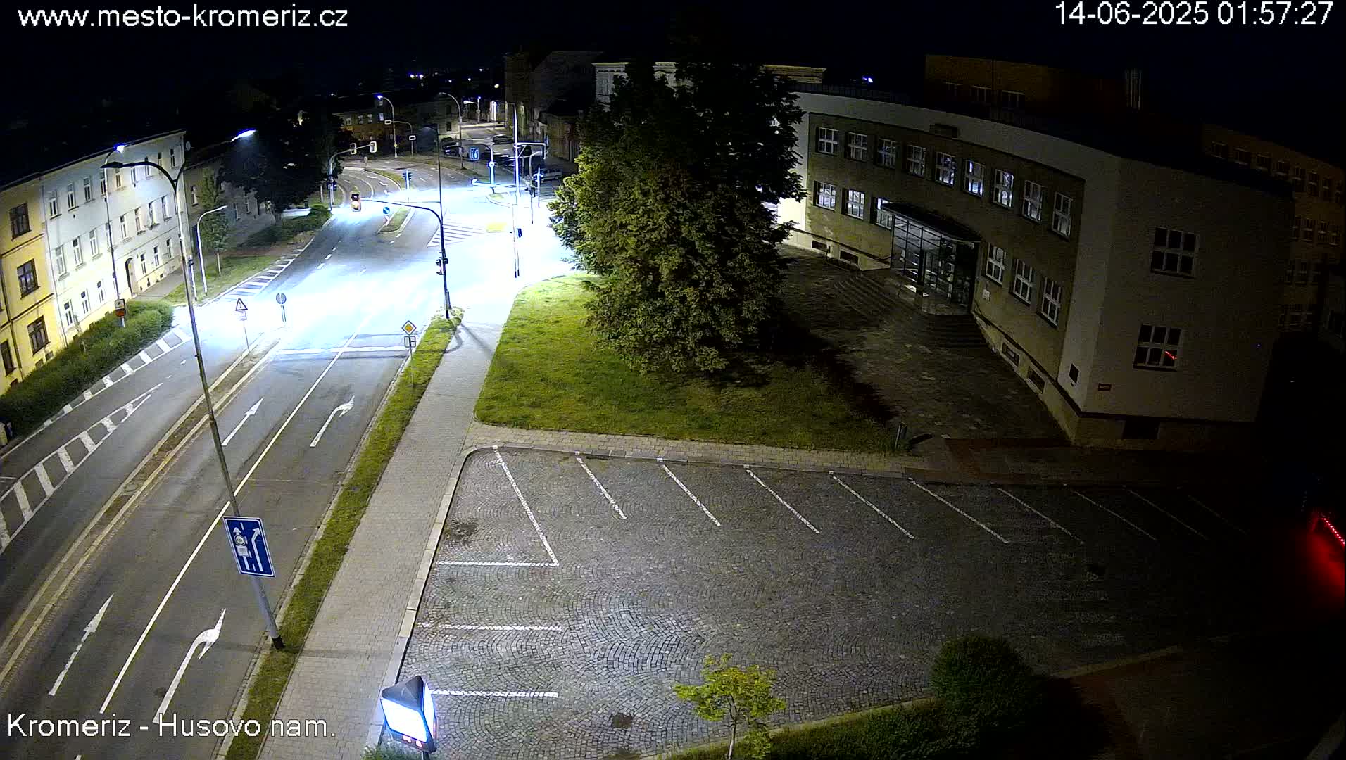 Kroměříž  East View Skyline Live Cam - Kromeriz, Zlin, Czechia