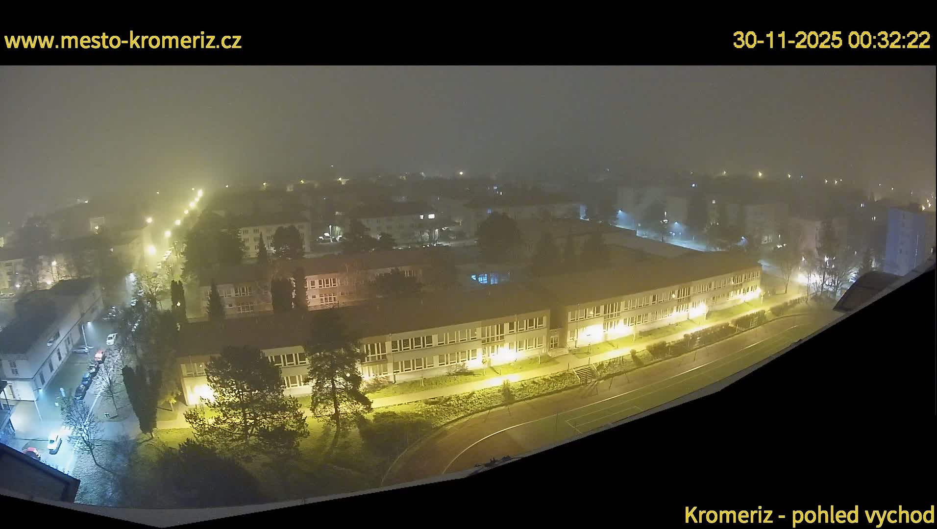 Kroměříž  East View Skyline Live Cam - Kromeriz, Zlin, Czechia