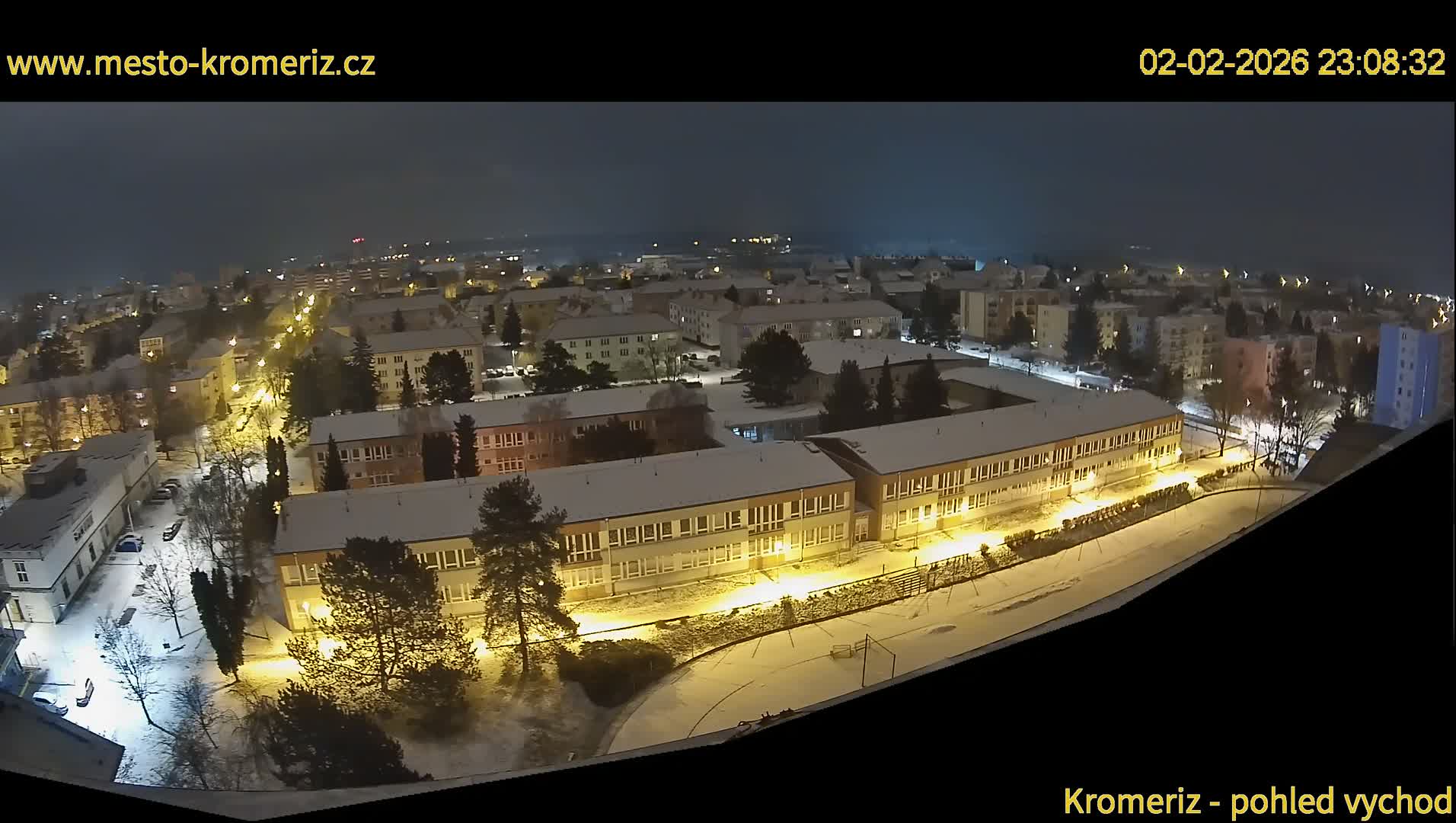 Kroměříž  East View Skyline Live Cam - Kromeriz, Zlin, Czechia