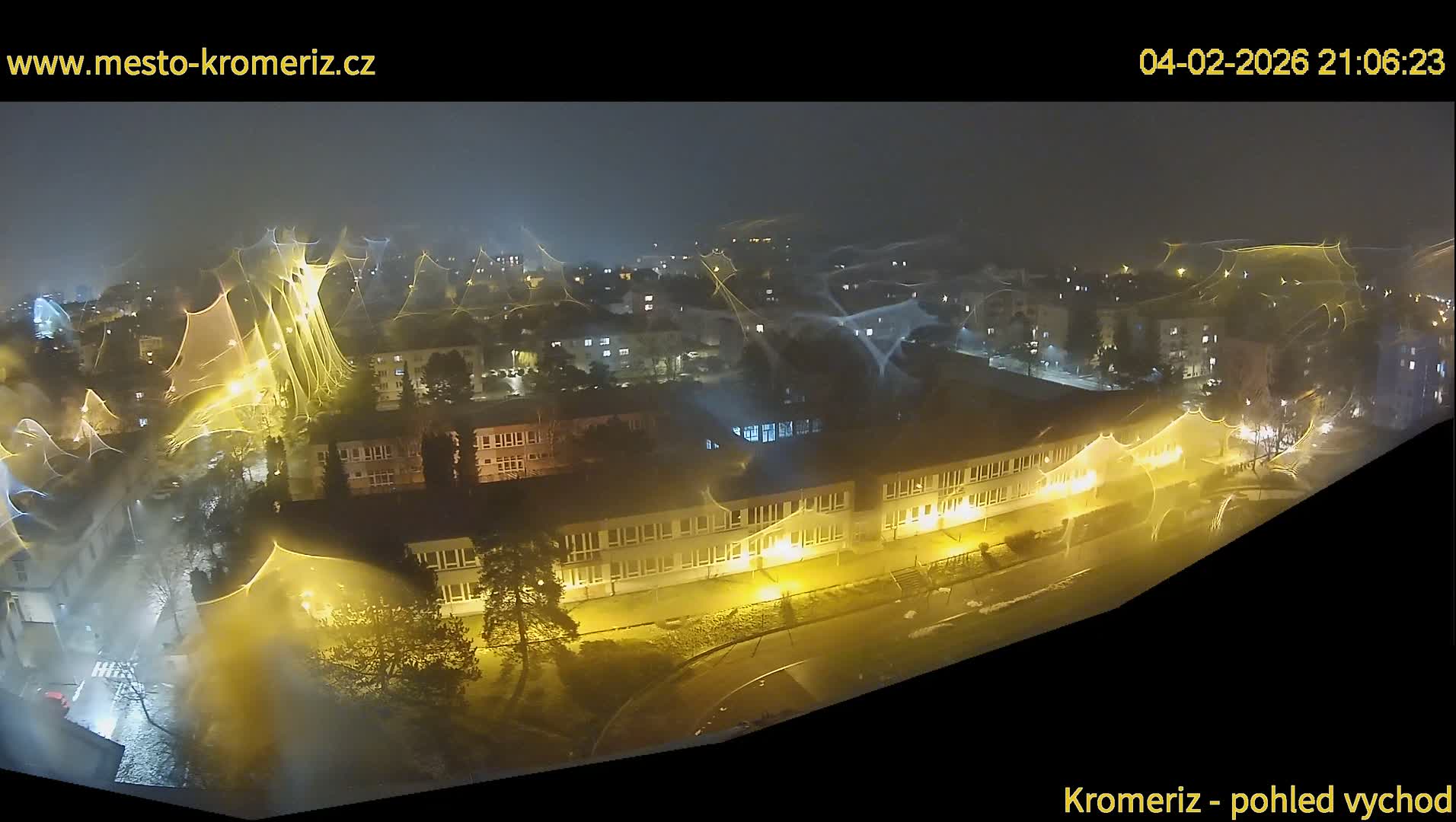 Kroměříž  East View Skyline Live Cam - Kromeriz, Zlin, Czechia