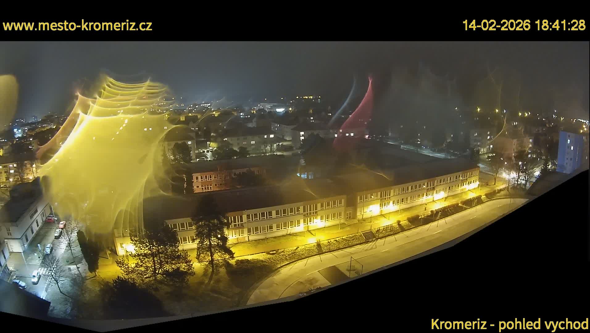 Kroměříž  East View Skyline Live Cam - Kromeriz, Zlin, Czechia