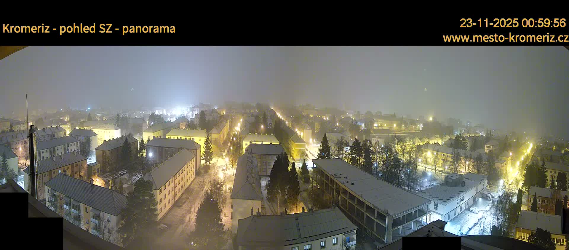 Kroměříž Northwest View Skyline Live Cam - Kromeriz, Zlin, Czechia
