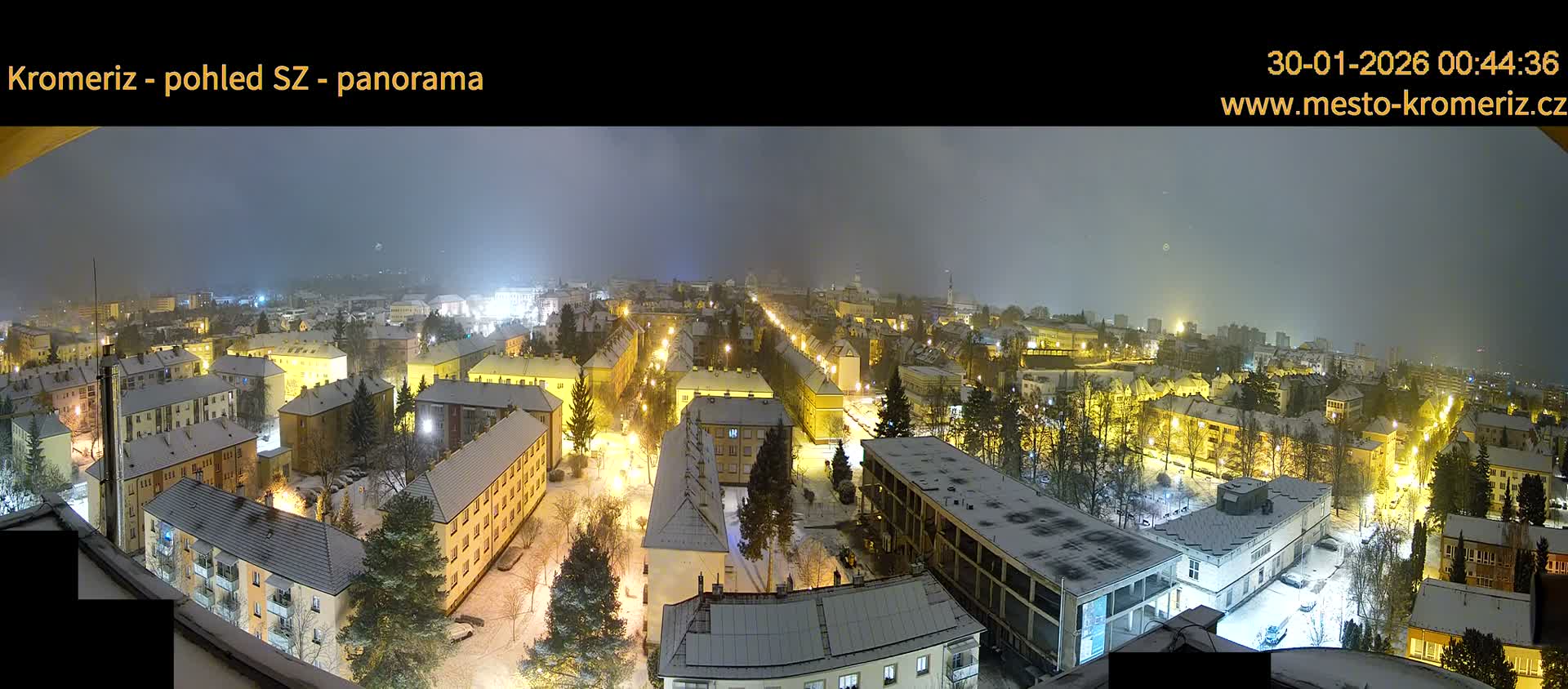 Kroměříž Northwest View Skyline Live Cam - Kromeriz, Zlin, Czechia