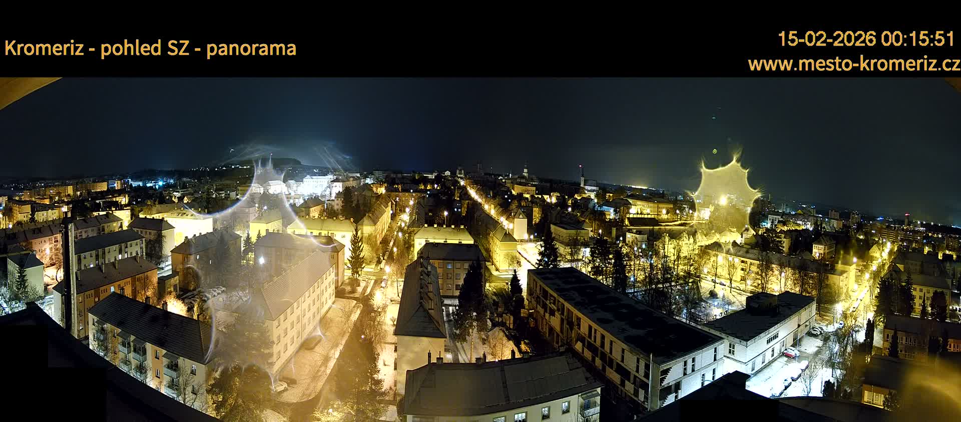Kroměříž Northwest View Skyline Live Cam - Kromeriz, Zlin, Czechia