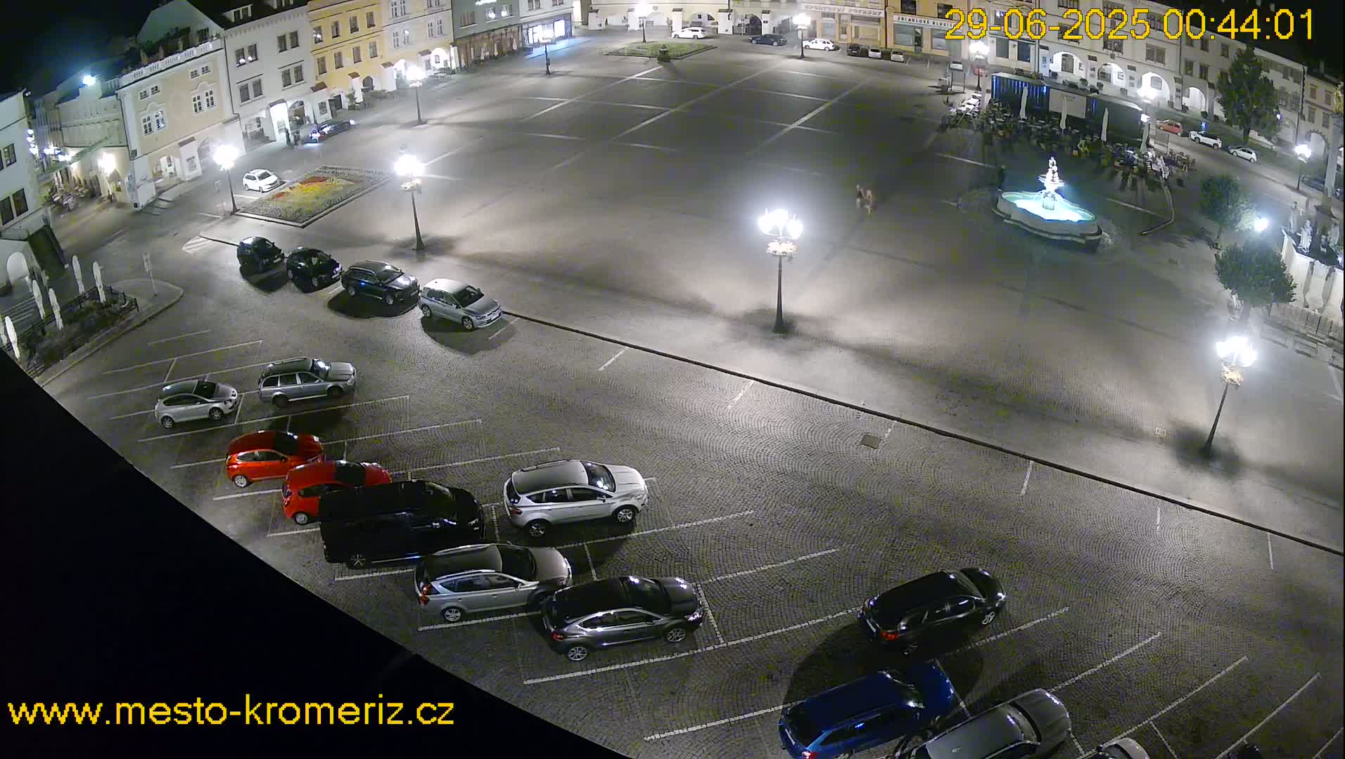 Kroměříž , (Velké náměstí ) Great Square East View Live Cam - Kromeriz, Zlin, Czechia