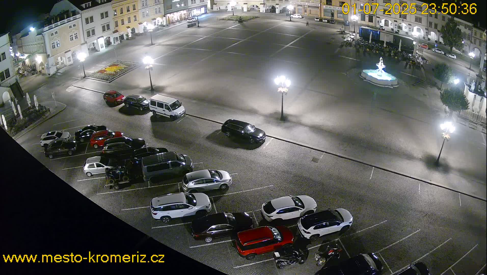 Kroměříž , (Velké náměstí ) Great Square East View Live Cam - Kromeriz, Zlin, Czechia