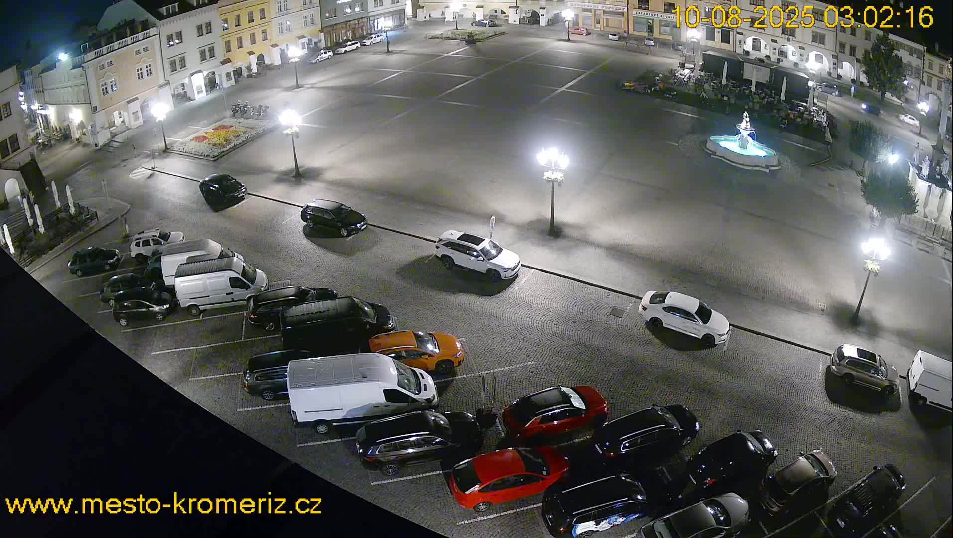 Kroměříž , (Velké náměstí ) Great Square East View Live Cam - Kromeriz, Zlin, Czechia
