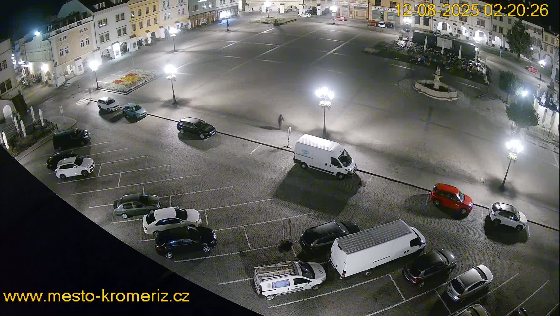Kroměříž , (Velké náměstí ) Great Square East View Live Cam - Kromeriz, Zlin, Czechia