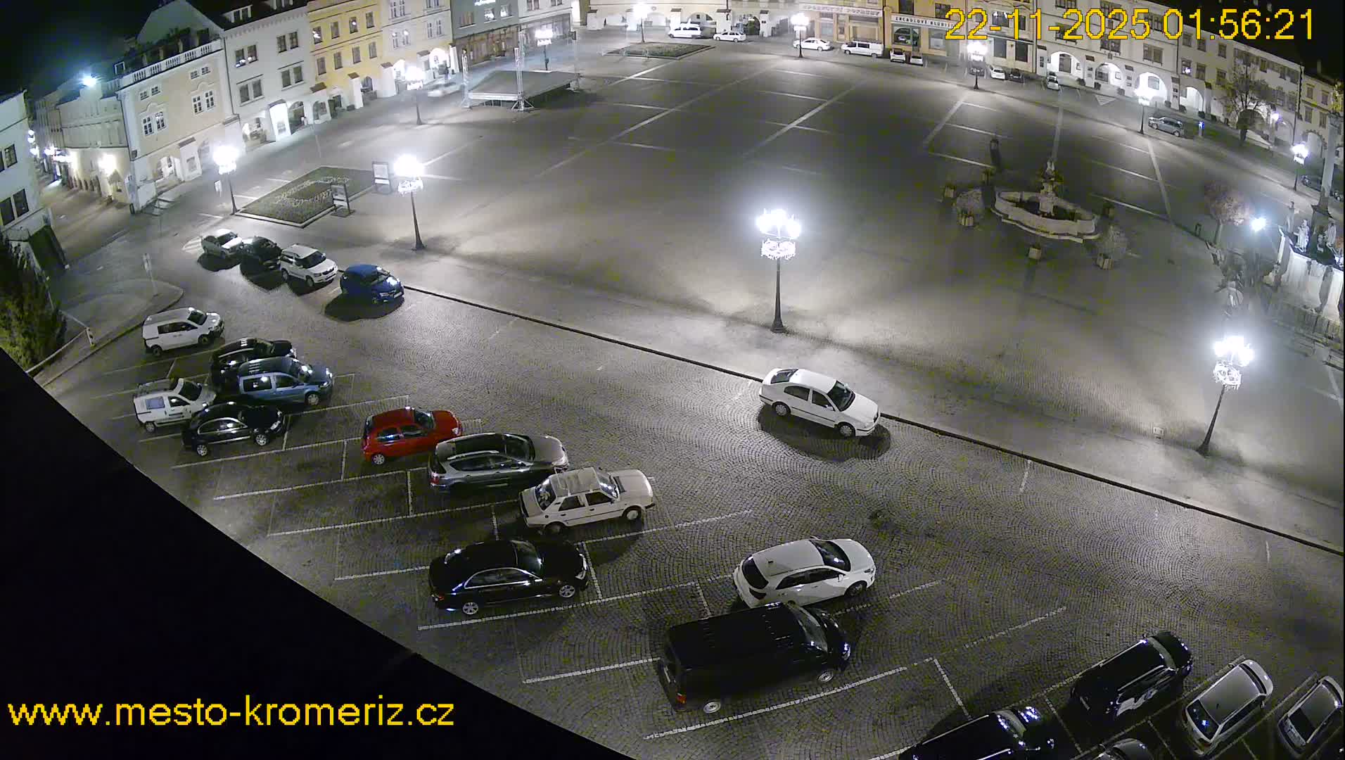 Kroměříž , (Velké náměstí ) Great Square East View Live Cam - Kromeriz, Zlin, Czechia