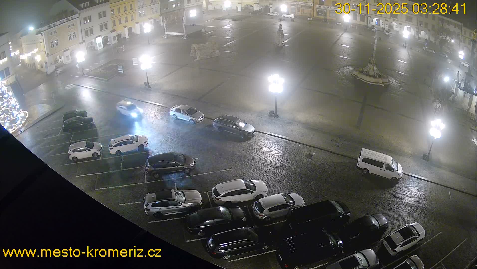 Kroměříž , (Velké náměstí ) Great Square East View Live Cam - Kromeriz, Zlin, Czechia