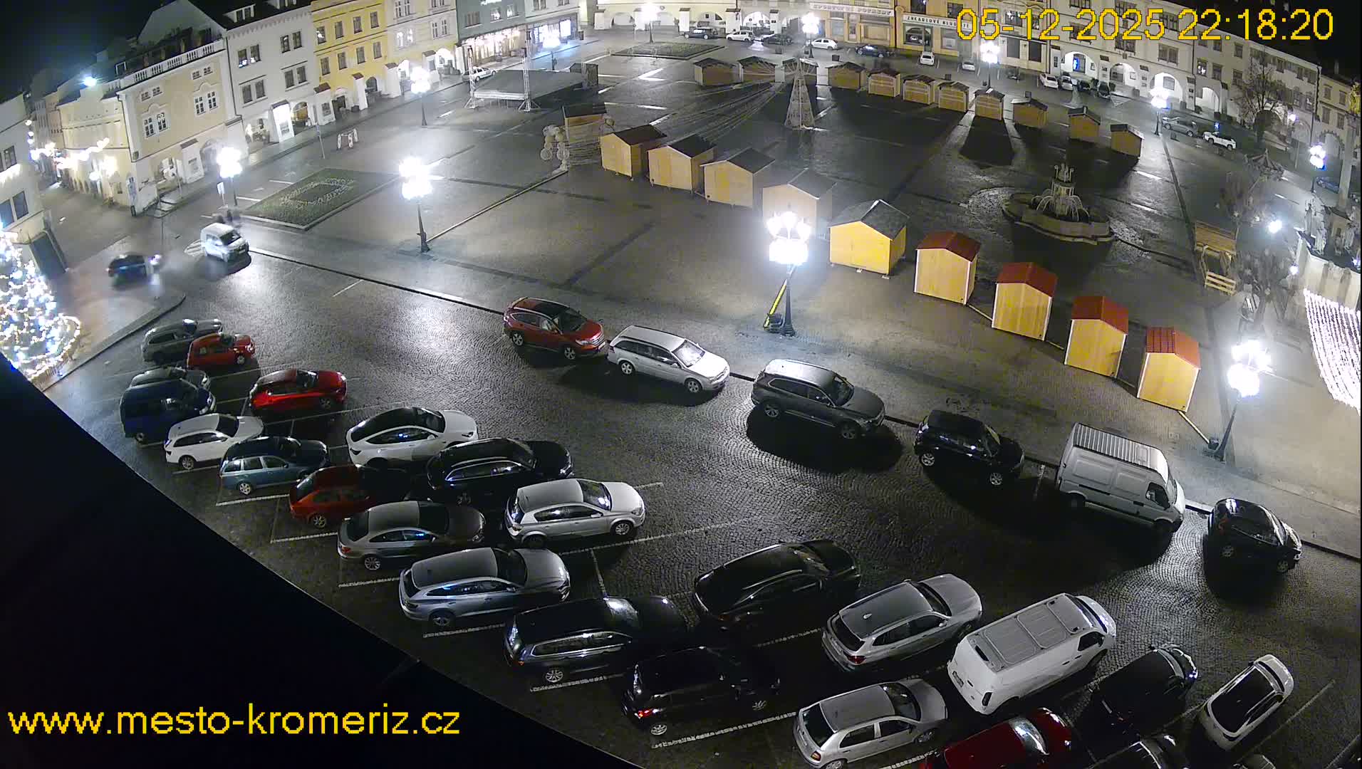 Kroměříž , (Velké náměstí ) Great Square East View Live Cam - Kromeriz, Zlin, Czechia