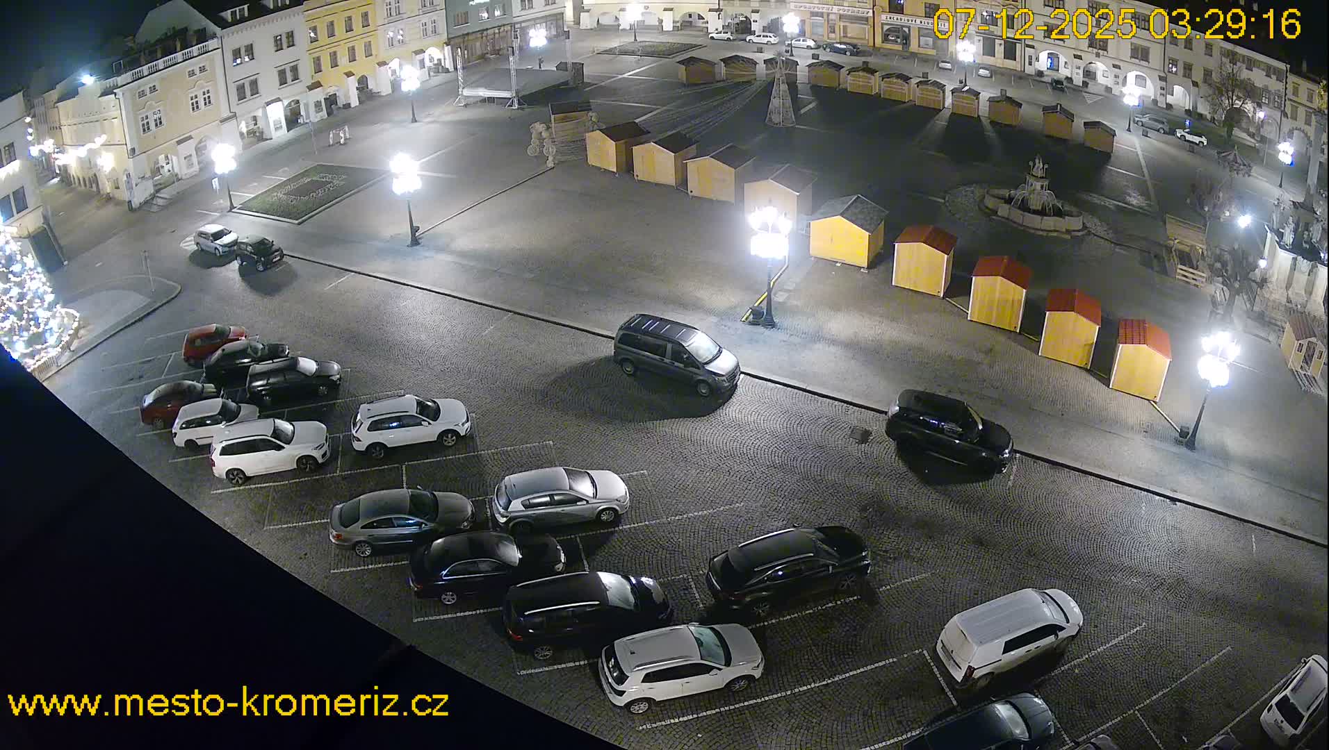 Kroměříž , (Velké náměstí ) Great Square East View Live Cam - Kromeriz, Zlin, Czechia