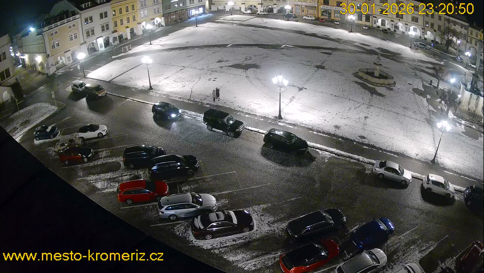 Kroměříž , (Velké náměstí ) Great Square East View Live Cam - Kromeriz, Zlin, Czechia