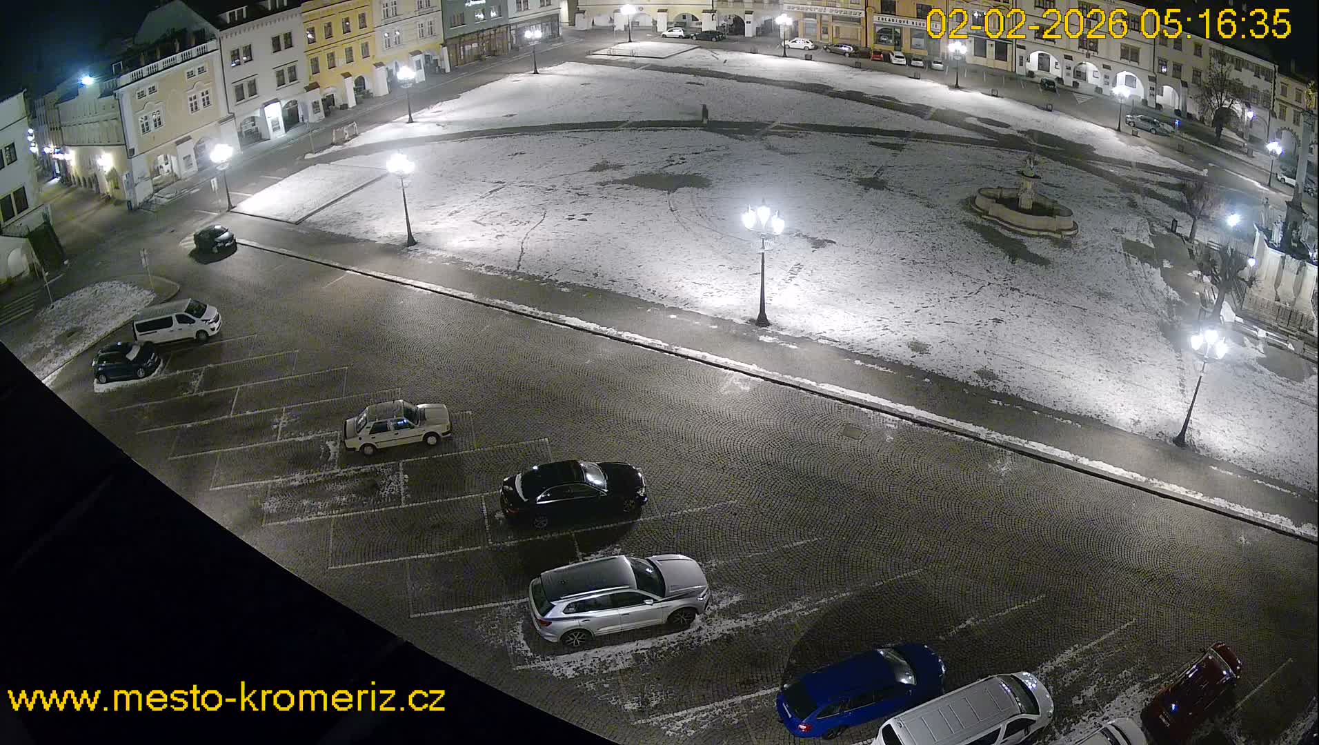 Kroměříž , (Velké náměstí ) Great Square East View Live Cam - Kromeriz, Zlin, Czechia