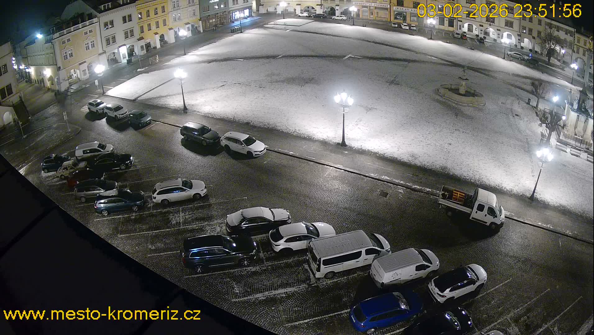 Kroměříž , (Velké náměstí ) Great Square East View Live Cam - Kromeriz, Zlin, Czechia