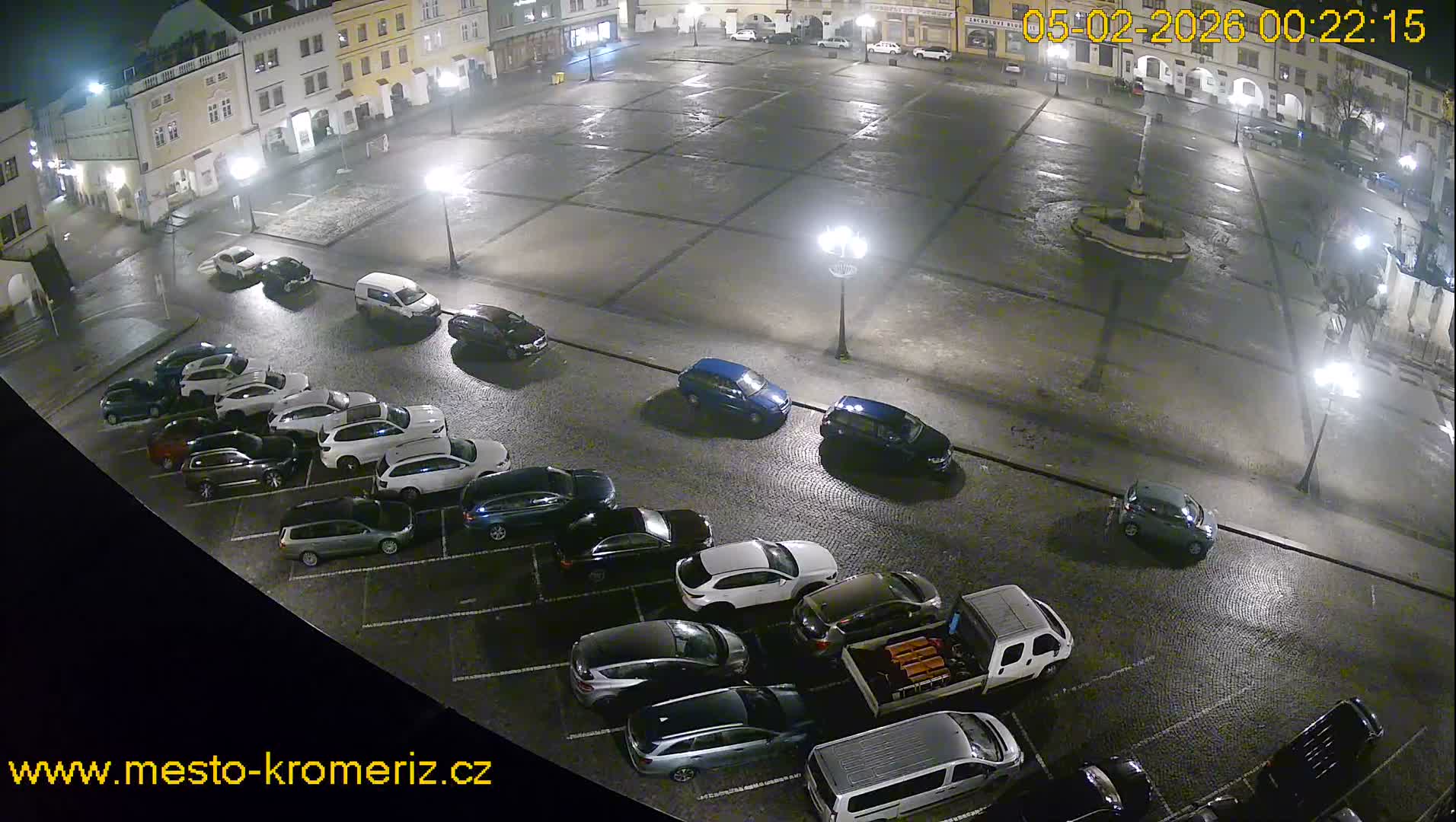 Kroměříž , (Velké náměstí ) Great Square East View Live Cam - Kromeriz, Zlin, Czechia