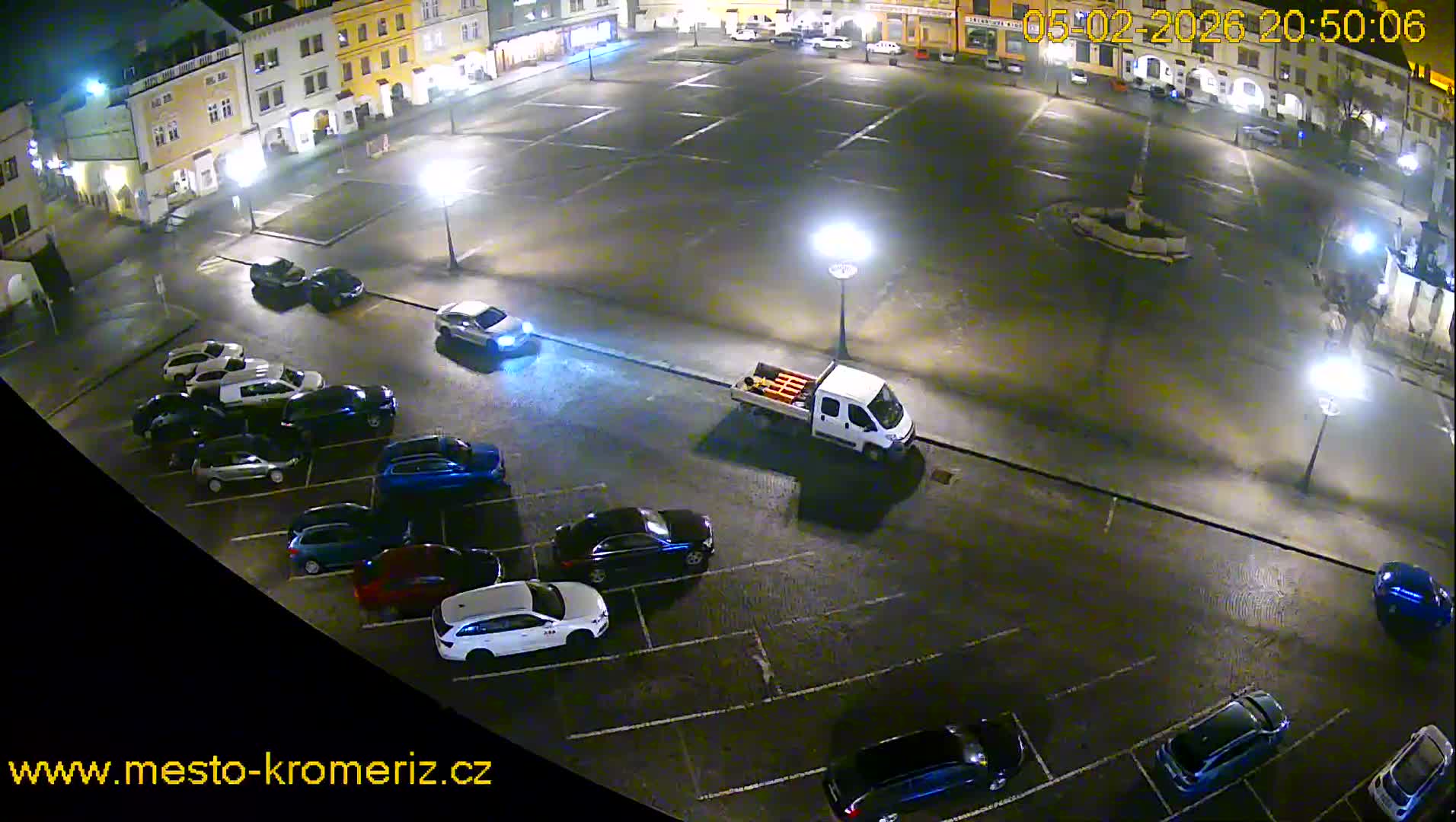 Kroměříž , (Velké náměstí ) Great Square East View Live Cam - Kromeriz, Zlin, Czechia