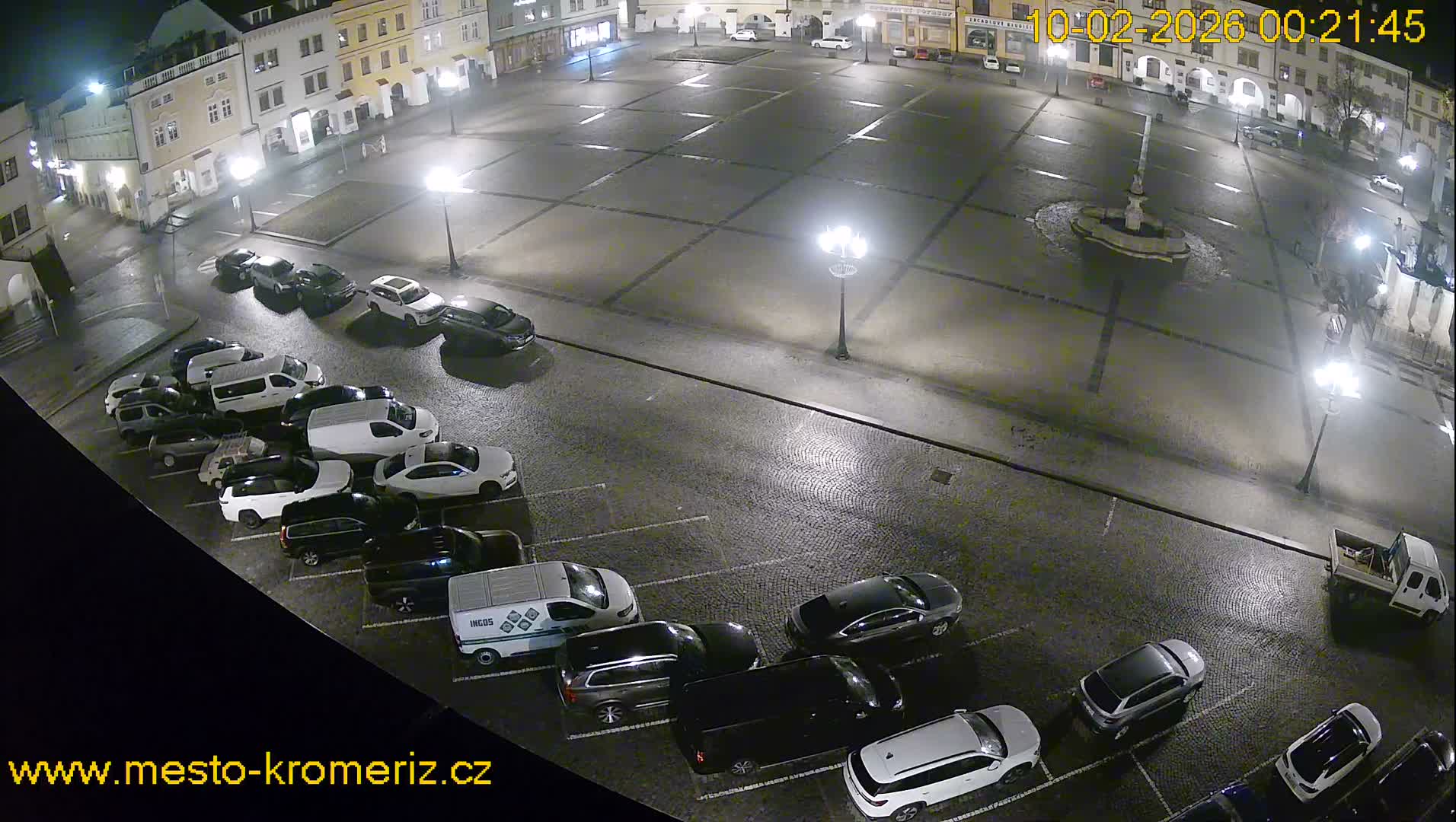 Kroměříž , (Velké náměstí ) Great Square East View Live Cam - Kromeriz, Zlin, Czechia