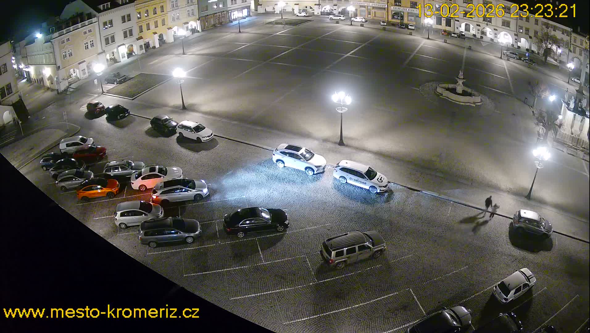 Kroměříž , (Velké náměstí ) Great Square East View Live Cam - Kromeriz, Zlin, Czechia