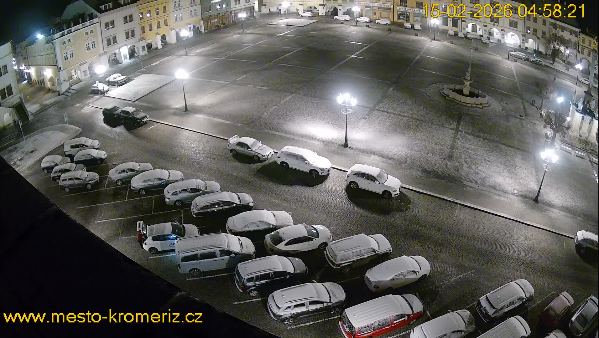 Kroměříž , (Velké náměstí ) Great Square East View Live Cam - Kromeriz, Zlin, Czechia