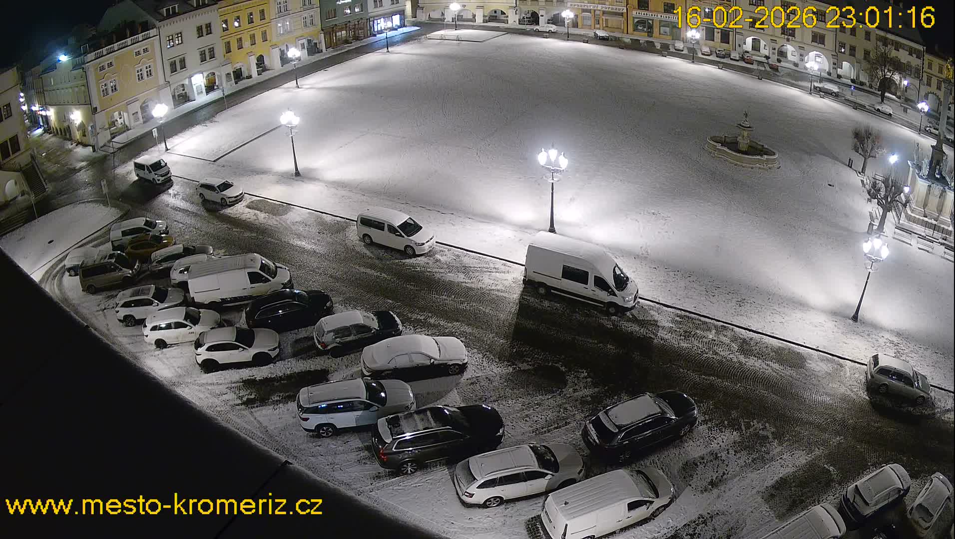 Kroměříž , (Velké náměstí ) Great Square East View Live Cam - Kromeriz, Zlin, Czechia