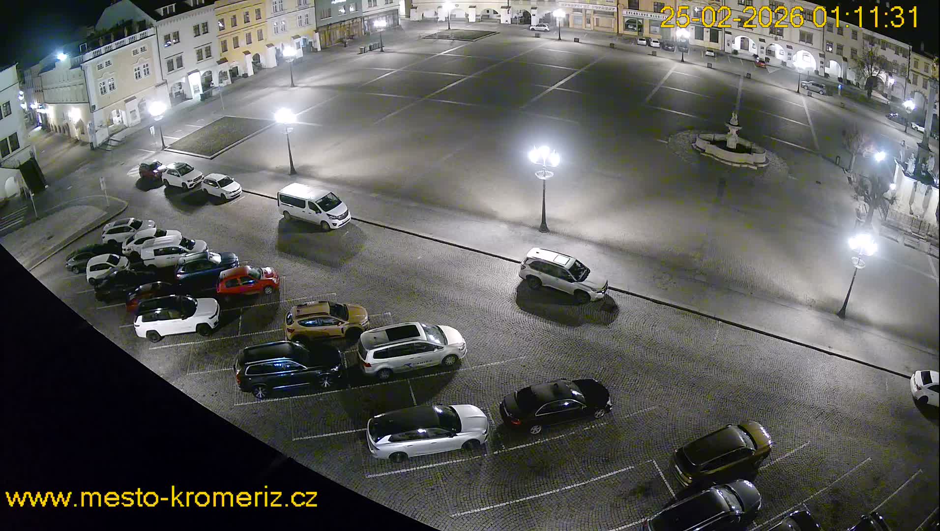 Kroměříž , (Velké náměstí ) Great Square East View Live Cam - Kromeriz, Zlin, Czechia