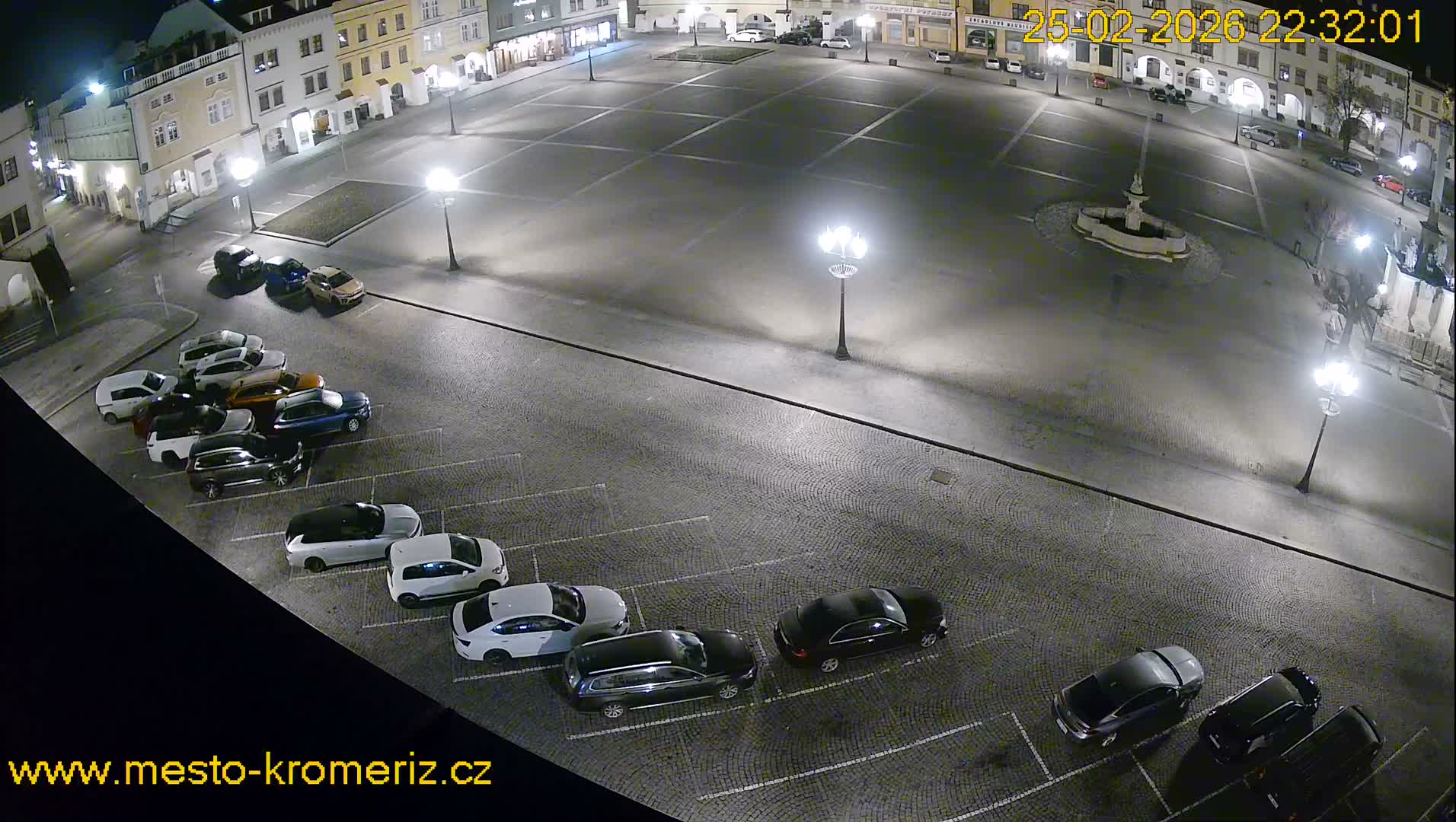 Kroměříž , (Velké náměstí ) Great Square East View Live Cam - Kromeriz, Zlin, Czechia