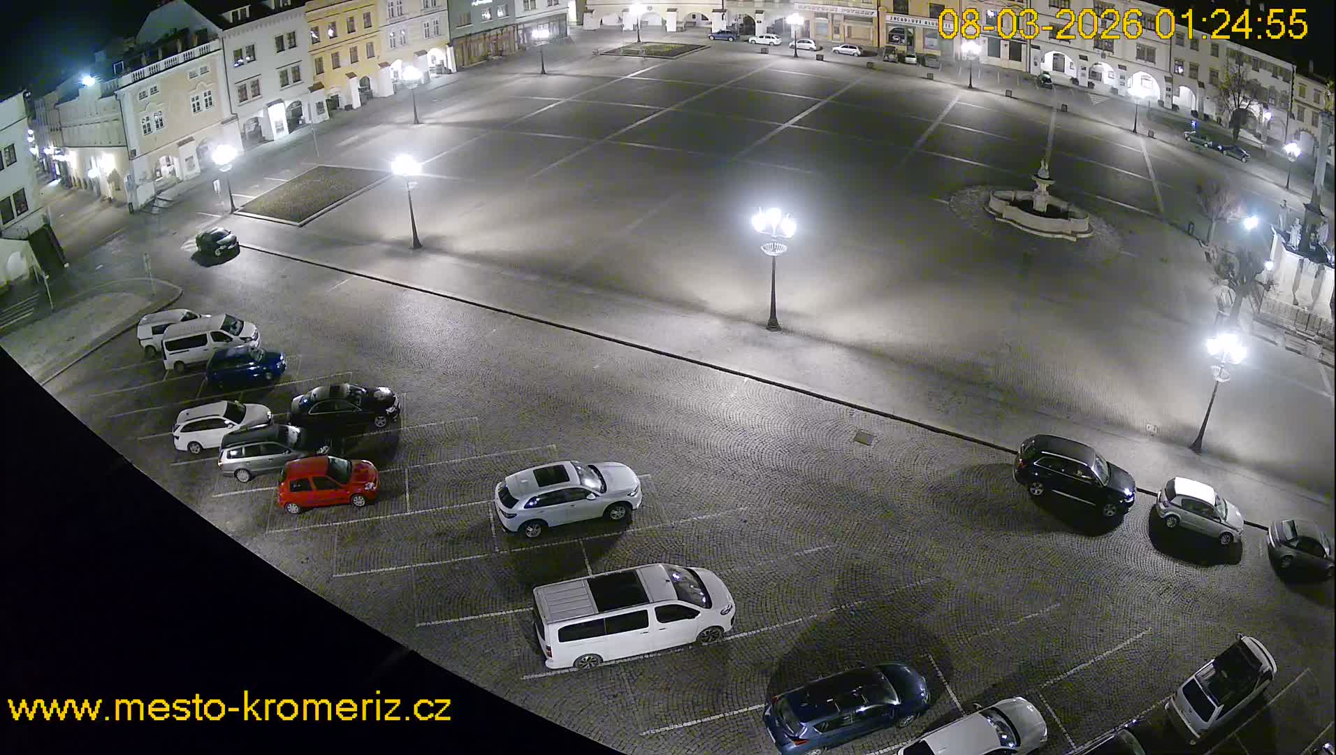 Kroměříž , (Velké náměstí ) Great Square East View Live Cam - Kromeriz, Zlin, Czechia