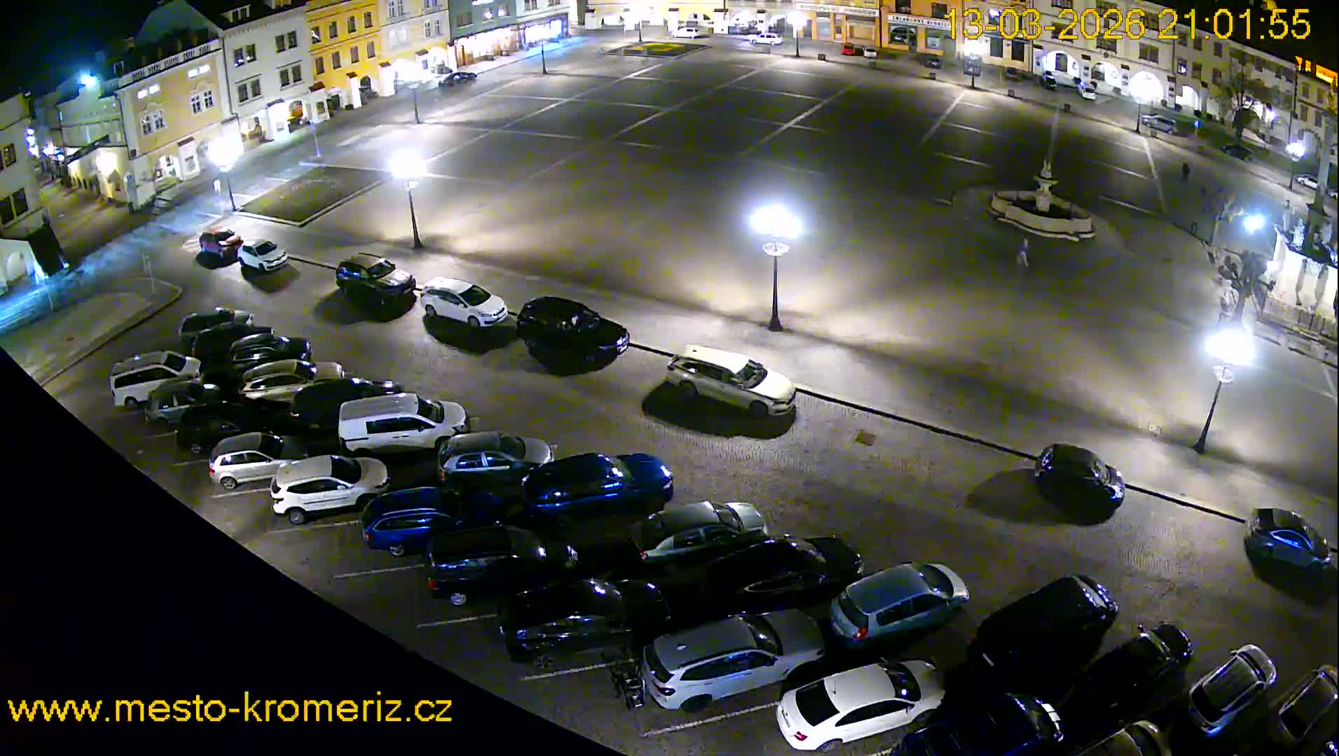 Kroměříž , (Velké náměstí ) Great Square East View Live Cam - Kromeriz, Zlin, Czechia