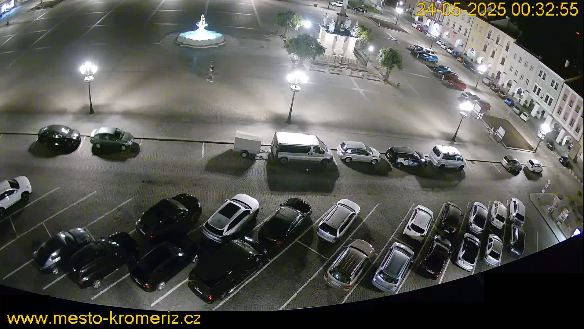 Kroměříž , (Velké náměstí ) Great Square North View Live Cam - Kromeriz, Zlin, Czechia