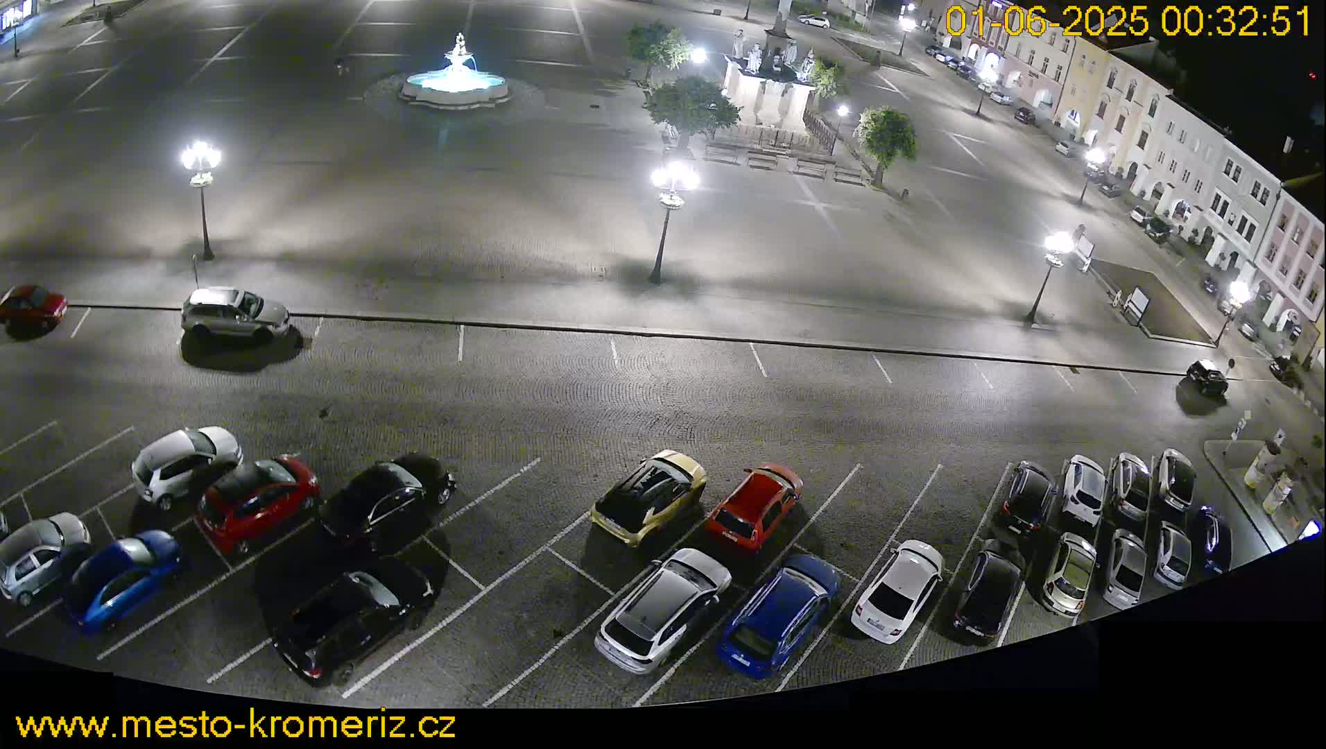 Kroměříž , (Velké náměstí ) Great Square North View Live Cam - Kromeriz, Zlin, Czechia