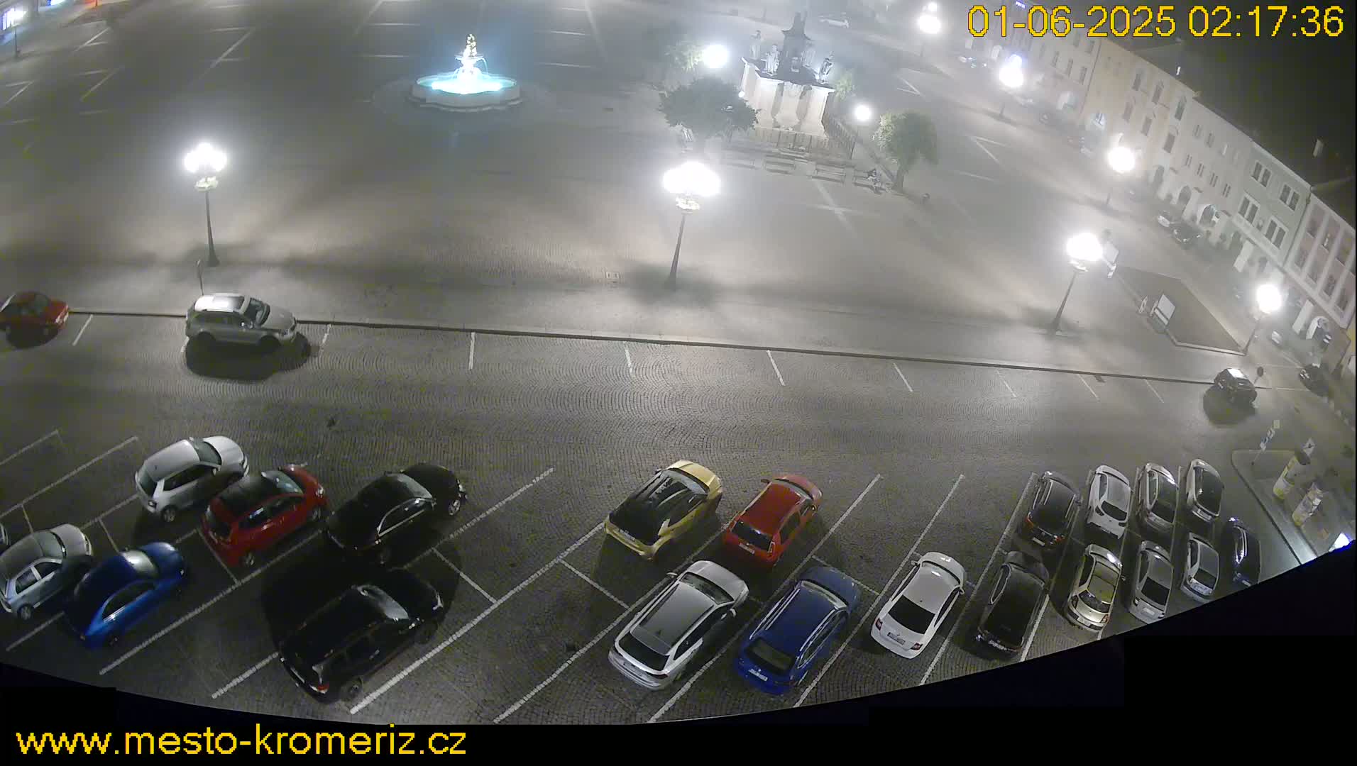Kroměříž , (Velké náměstí ) Great Square North View Live Cam - Kromeriz, Zlin, Czechia